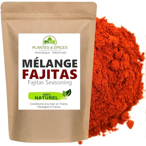Mélange Mix Epices 100% Naturel pour assaisonnement FAJITAS Mexicain 100g- Sachet Fraîcheur...