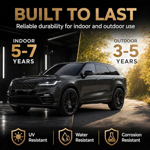 Image of 5D Carbon Fiber Vinyl Wrap for Cars, 50 x 5 ft, Air Release