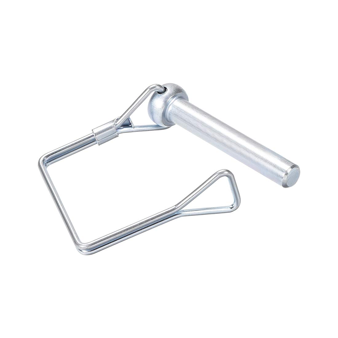 sourcing map Bloqueo Eje Pasador - 8mm x 50mm Acoplador Pasador para Granja Remolques Vagones Césped Jardín Cuadrados 5Pcs