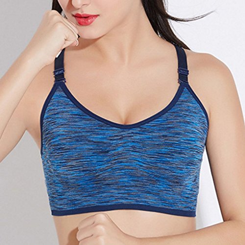 Mulheres Quick Dry Esporte Bra Corredor da ginástica alças acolchoadas Top Atlético Vest