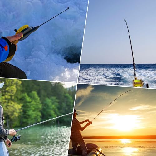 Gatebig Portable Fish Finders,Underwater Fishing Camera with 7''IPS Screen,1000TVL Ice Fishing Camera with 12pcs Infrared Lights,6H Battery,USB-C Charging,49FT/15M Cable for Lake Boat Ice Fishing — view 6