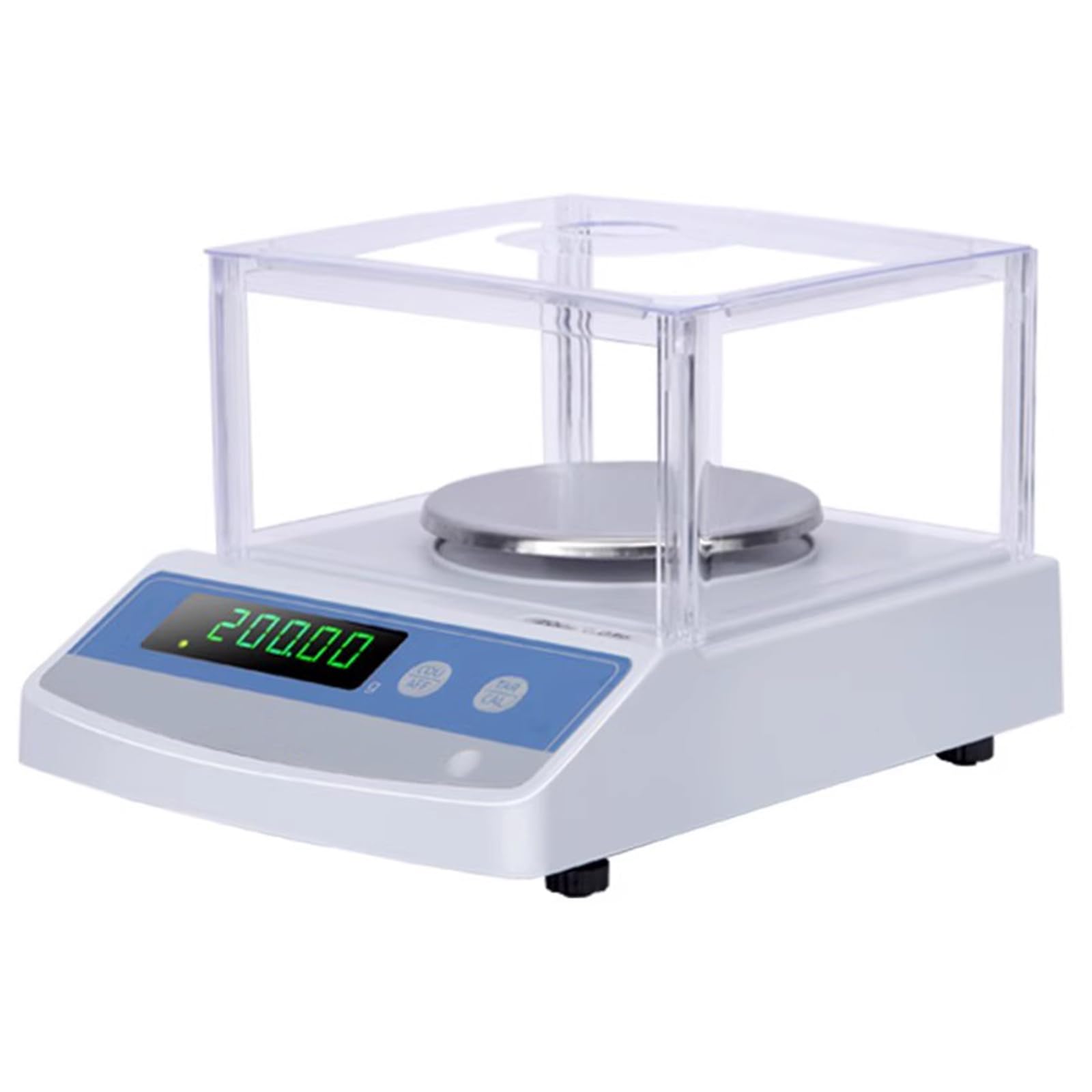 Elektronische Analysenwaage, Digitale Laborwaage, Genauigkeit 0,001 g, mit Schutz und LCD-Anzeige, Überlastungsalarm, für Schmuck, Gold, Teileprüfung