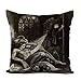 Pillow Cover Theodor from Frankenstein Von Holst 19Th Creation Skeleton Horror Pillow Case Soft Square Pillowcase Durable Throw Pillow Case For Daughter, Girls, 45X45Cm