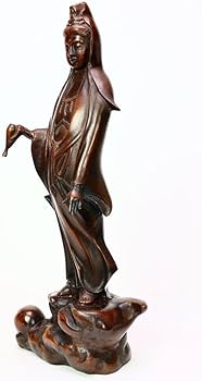 観音菩薩 仏教美術 置物 千手観音菩薩像 置物 オブジェ 真鍮製 観音菩薩 菩薩 ゴールド 金色