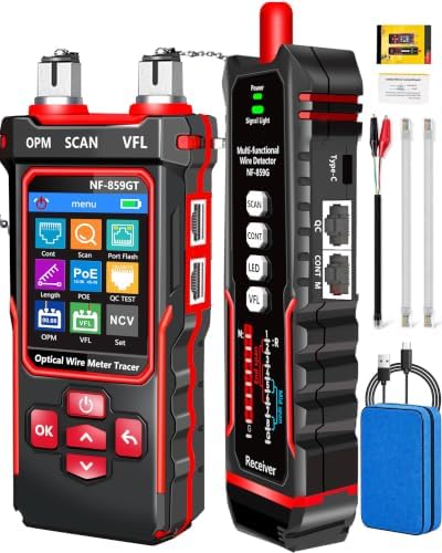 Ethernet Cable Tester Network Cable Tester with Optical Power Meter forRJ45