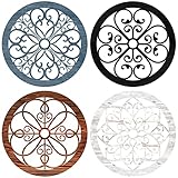 Yulejo 4 Pcs Thicken Rustic...