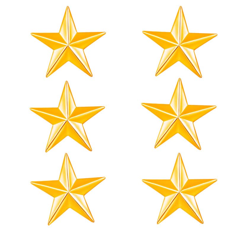 Mahi Gold Plated Shining Combo of 6 Star Lapel Pins Badges for Men (CO1105641G206Q) (B0CZDS295Z) Amazon Price History, Amazon Price Tracker