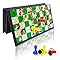 KIDAMI Magnetic Snakes And Ladders Board Game - Folding 11.2 Inch Travel Set