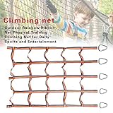 gilivableskr Red de Escalada para niños Red portátil de Cinta de Arco Iris Patio de jardín Red de Escalada para niños Red de Escalada de Entrenamiento para Jugar en Interiores y Exteriores Delightful