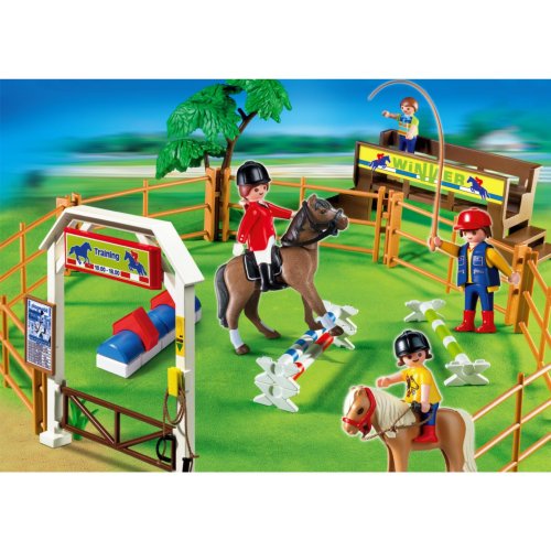 Preisvergleich Produktbild PLAYMOBIL® 4185 - Reiterhof - Springplatz