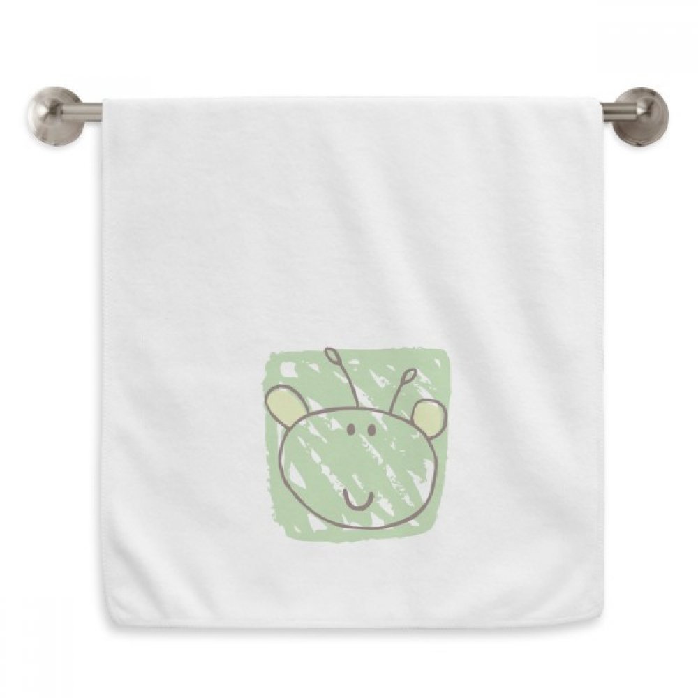 Serviette douce alien pour peau sensible débarbouillette blanche 13x29