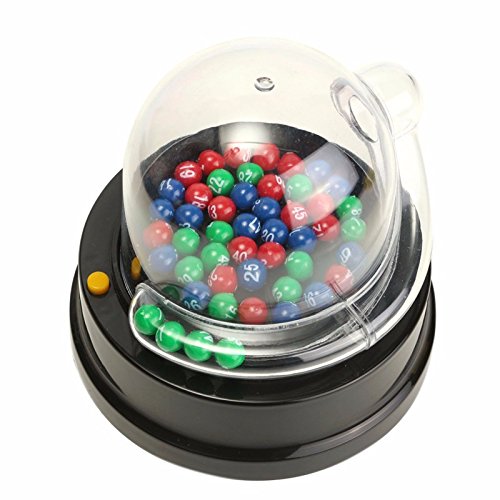 Generic Electric Lucky Number Picking Machine Mini Lottery Bingo Games Shake Lucky Ball