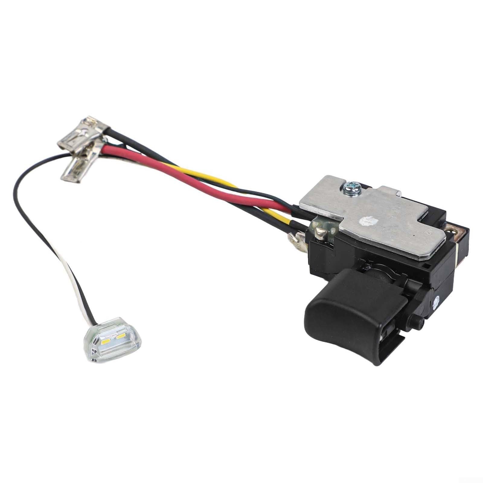 Interrupteur de rechange pour visseuse à percussion sans fil DTD152 632F26-6 6507529 - Interrupteur en métal robuste compatible avec DTD152Z DTD152RME DTD152RME DTD152RFE - Installation facile