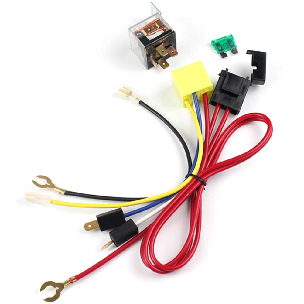 FARBIN Air Horn Relay Wiring Harness Kit 12V 80 AMP for Car Truck