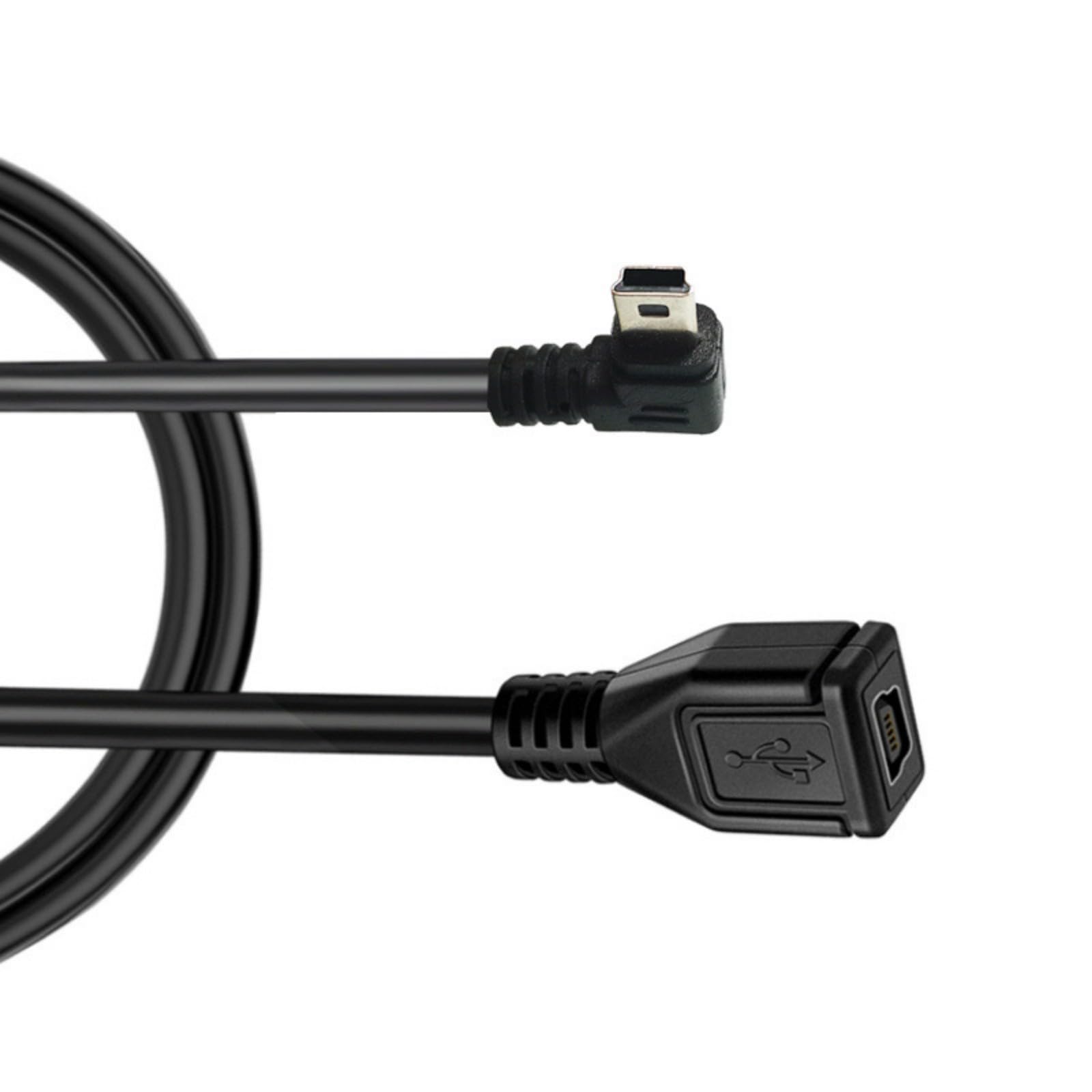 Buxuaaaa Dustproof USB 5Pin 5Pin Male to Female Extension Data Power Cable Car Panel Mount Data Transfer Extension Cable USB Power
