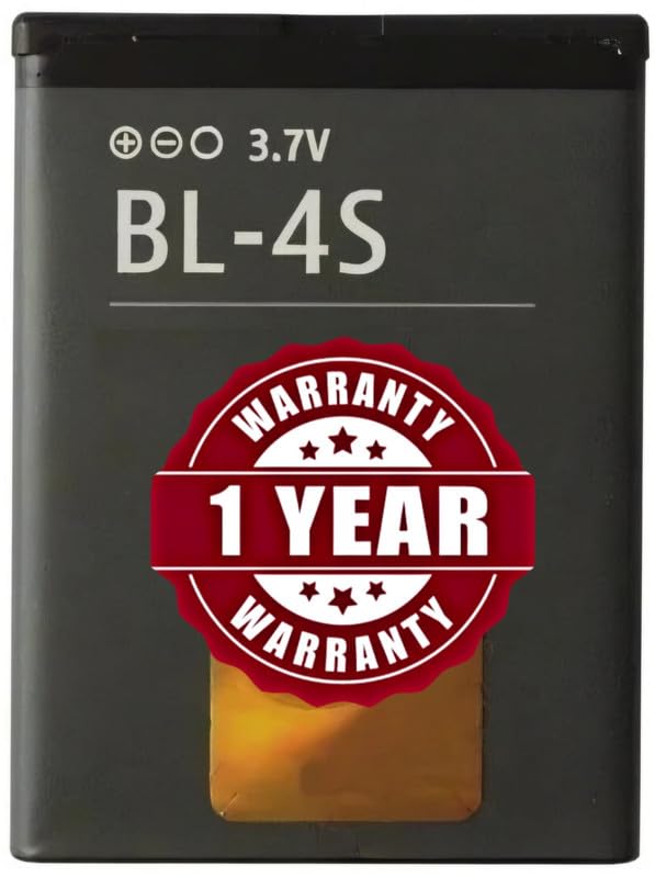 Image of Original BL-4S Battery Compatible with Nokia 2680 Slide | 3600 Slide | 3710 Fold | 6208C | 7020 | 7100 Supernova | 7610 Supernova | X3-02 - (860mAh) - 1 Year Warranty CD6