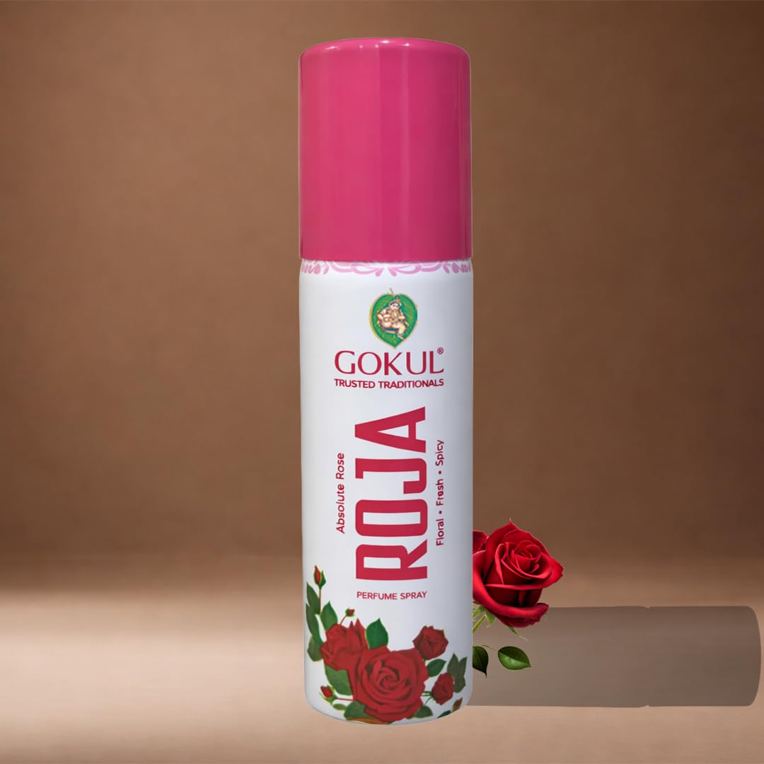 Gokul Absolute Rose Perfume Spray – 150% Perfume Oils, 10‑Hour Long‑Lasting Floral Body Mist, Travel‑Friendly 30 ml-image-33