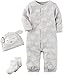 Carter's Baby 3 Piece Lamb Hat And Onesie Set Newborn