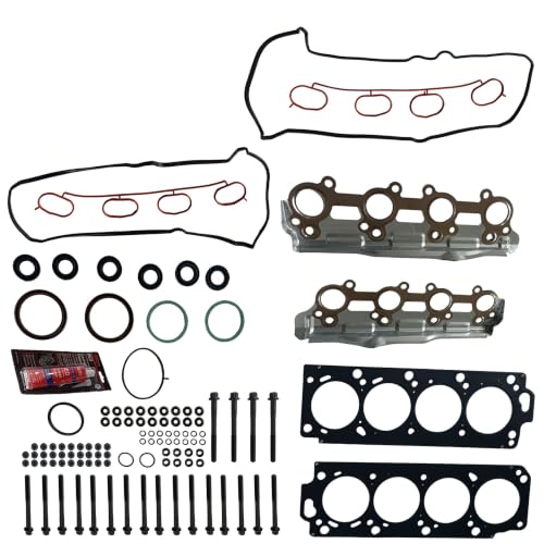 Image of Partsflow Head Gasket Set W /Bolts Compatible With 2005-2009 Toyota Sequoia Lexus GX470 LX470 4.7L 2UZFE