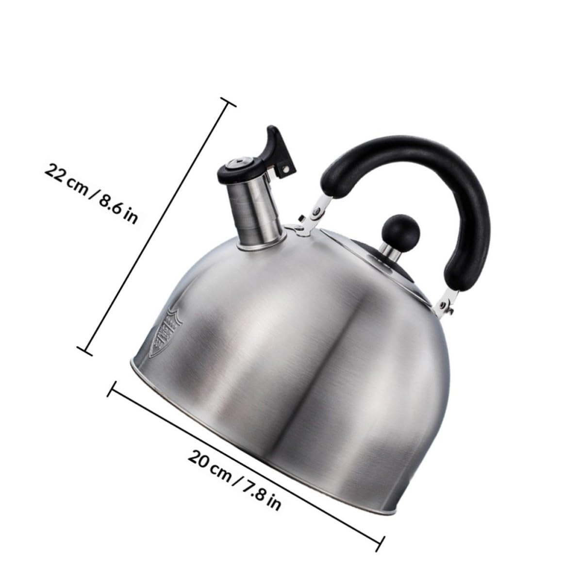 Tetera Silbante de Acero Inoxidable de 3 L para Cocina y Hogar