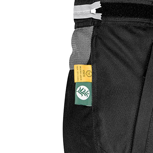 Image of Rynox Storm Evo Pants - Motorcycle Riding Pants | Impact Protection | Abrasion Resistance | Ventilation - Black Grey, 2XL