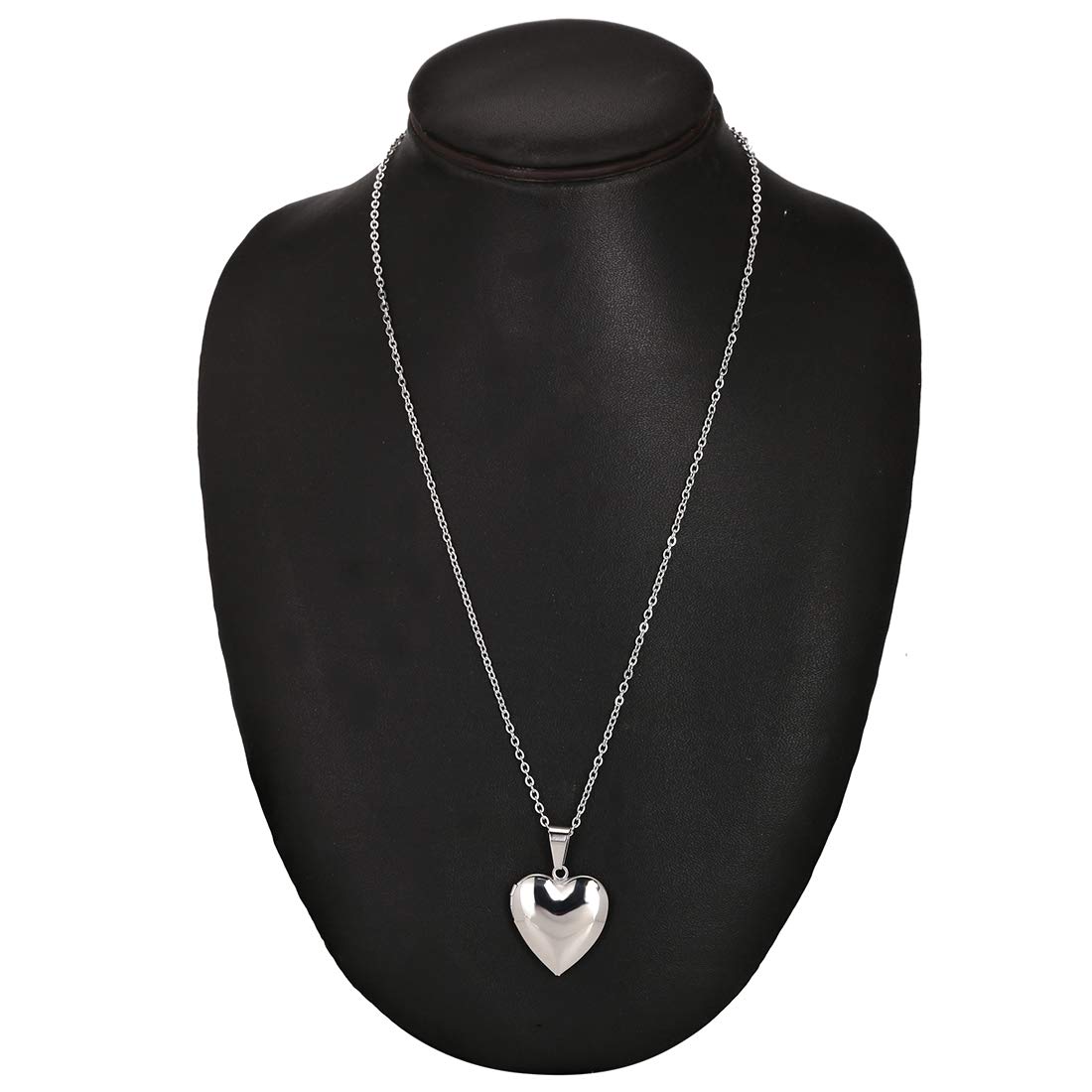 Heart Photo Locket Necklace for Valentine's Day