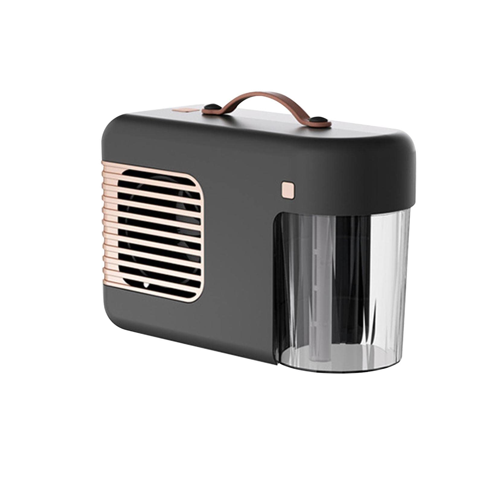 Electric Heater Table Warmer Desktop Fan Heater Fast Heating for Office Gray-image-9