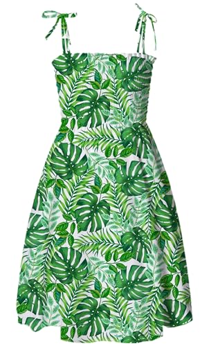 Image of Cromoncent Matching Hawaiian Outfits for Family, Dad and Son Matching Luau Beach Tropical Shirts Mommy Daughter Tropical Sets