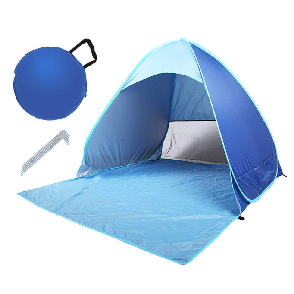 Tende Pop-up, Tende da Campeggio sulla Spiaggia, Tende Pieghevoli per Esterni Resistenti Ai Raggi UV, Leggere E Impermeabili, Come Tende da Sole per Le Case dei Bambini E I Giardini Blu - Ray