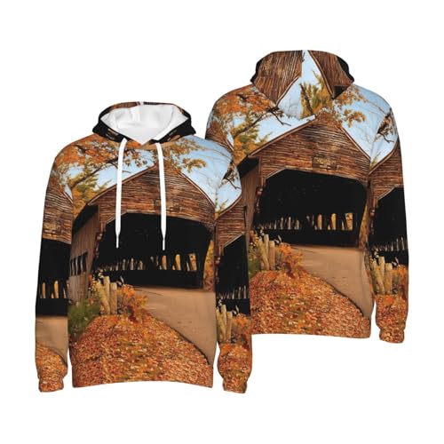 Pull à capuche pour homme Albany à manches longues et cordon - 7