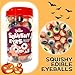 Apexy Eyeball Gummy Candy With Fruity Liquid Center Fat Free Perfect for Halloween & Themed Parties, Fun & Delicious 11.42oz