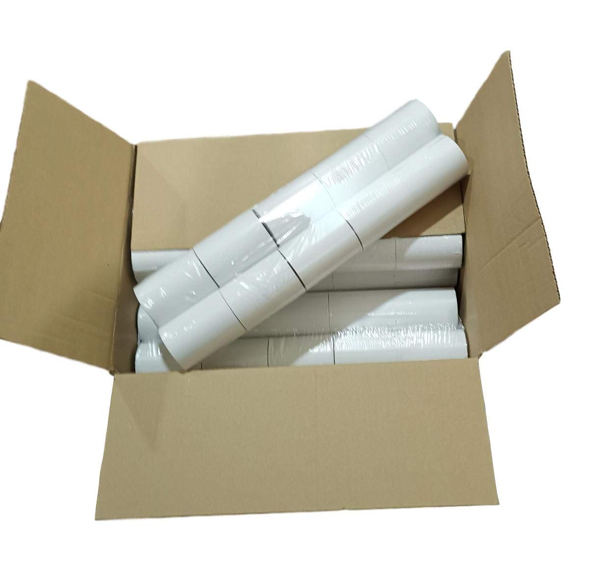 50 bobinas del cajón de 80 x 60 x 12 mm de papel térmico para cajas registradoras Rollo de papel térmico