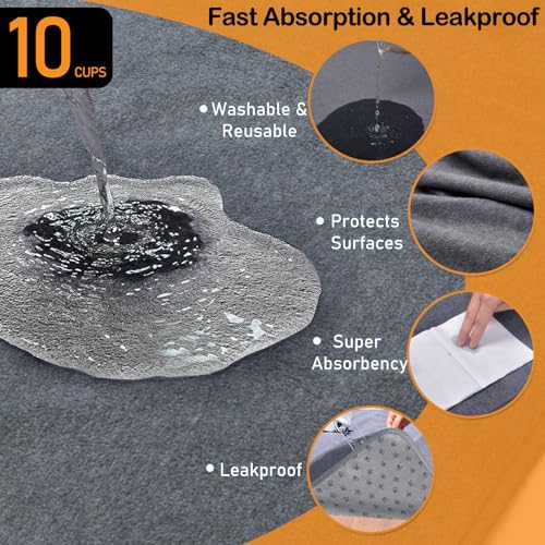 image for LOOBANI Non-Slip Washable Pee Pad for Dogs, 1 Pack Extra Large Reusabl