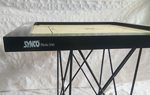 Image of Synco Tournament Full Size Carrom Board with Wooden Coins and Professional Striker 15g (Winit 8mm)