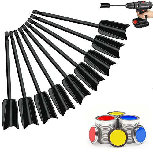10 Pièces Mélangeur Résine époxy Agitateur de peinture Plastique Mélangeur pour Resine Epoxy Percer Mélanger Peinture Glaçure Céramique