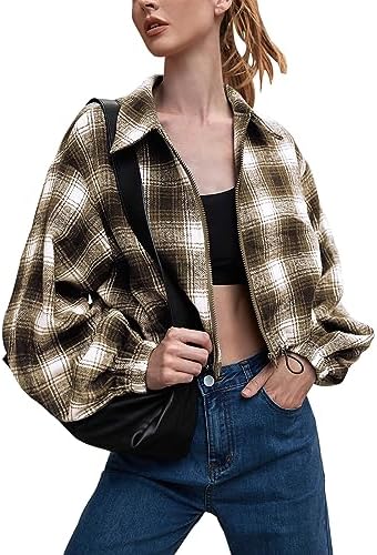 Black and gold plaid shacket Clearance