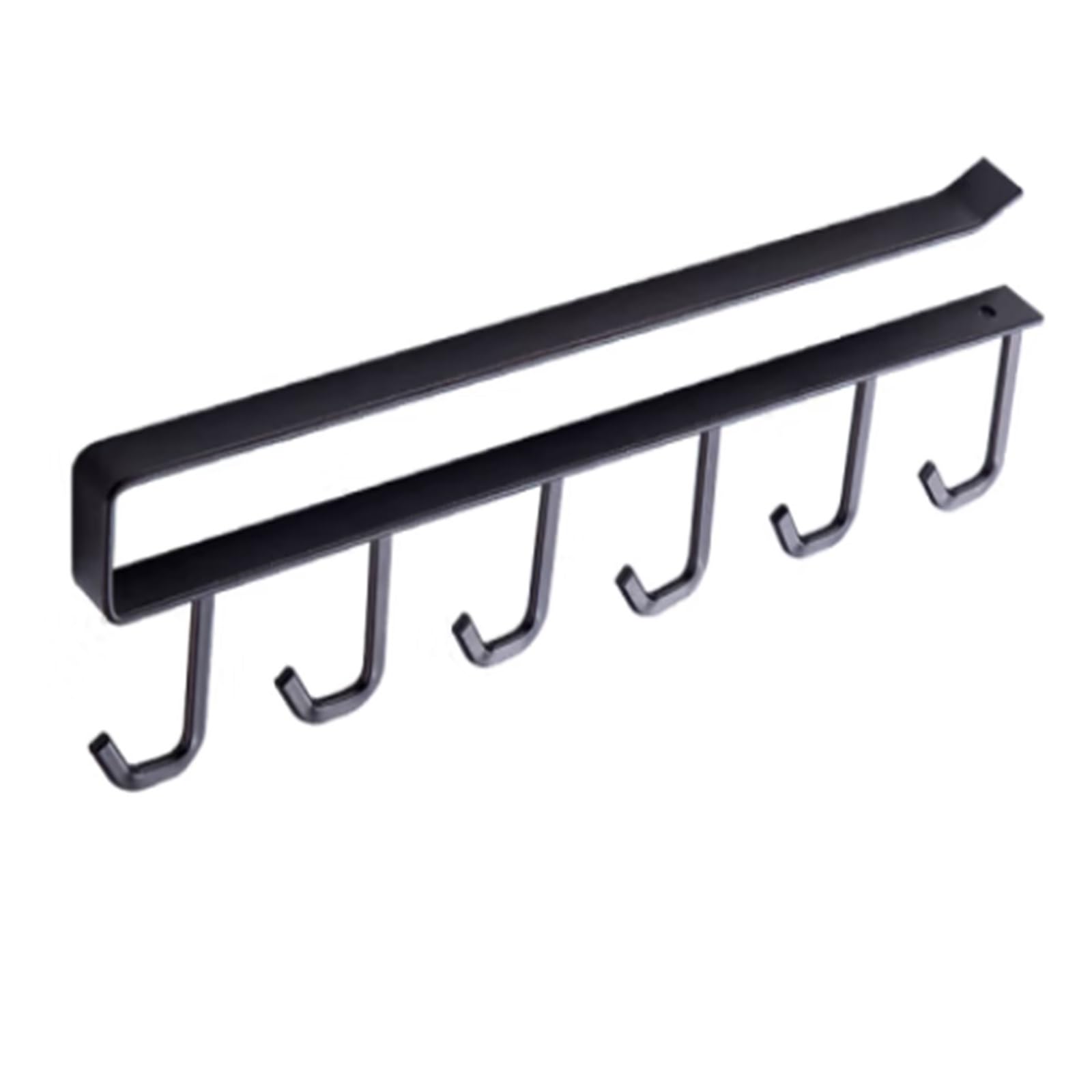 Percha para Utensilios de Cocina Debajo del gabinete gancho for colgar estante colgante portavasos 6 ganchos