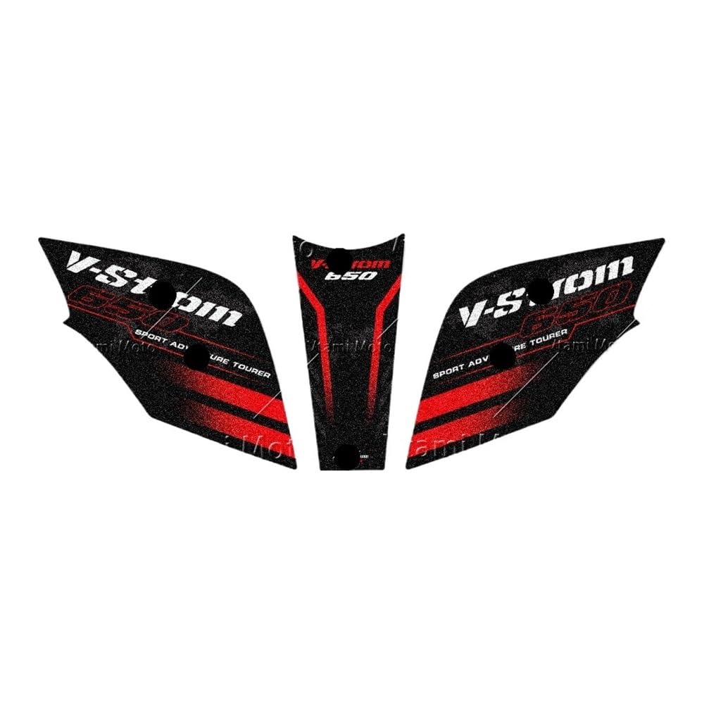 for V-Strom 650 650 DL650 XT 650XT Motorcycle Fuel Tank Pad Sticker Anti-Slip Tank Side Protection Decal 2017-2024 2023 Traction Fuel Decal Tank