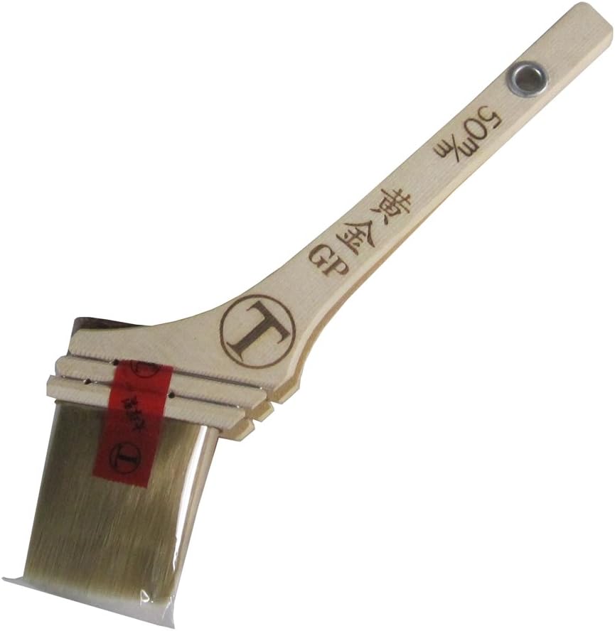 Otsuka Brush Quick Drying Water-Based Paint Brush Golden GP Unthreaded Red 50mm