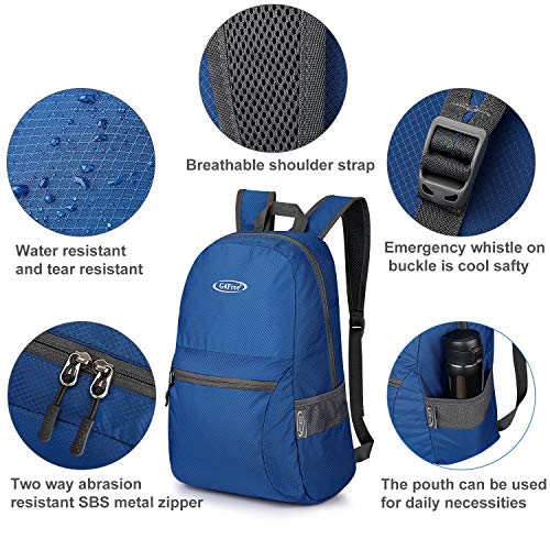 Image of G4Free Ultra Lightweight Packable Backpack Travel Hiking Daypack Small Handy Foldable Outdoor Camping Backpack