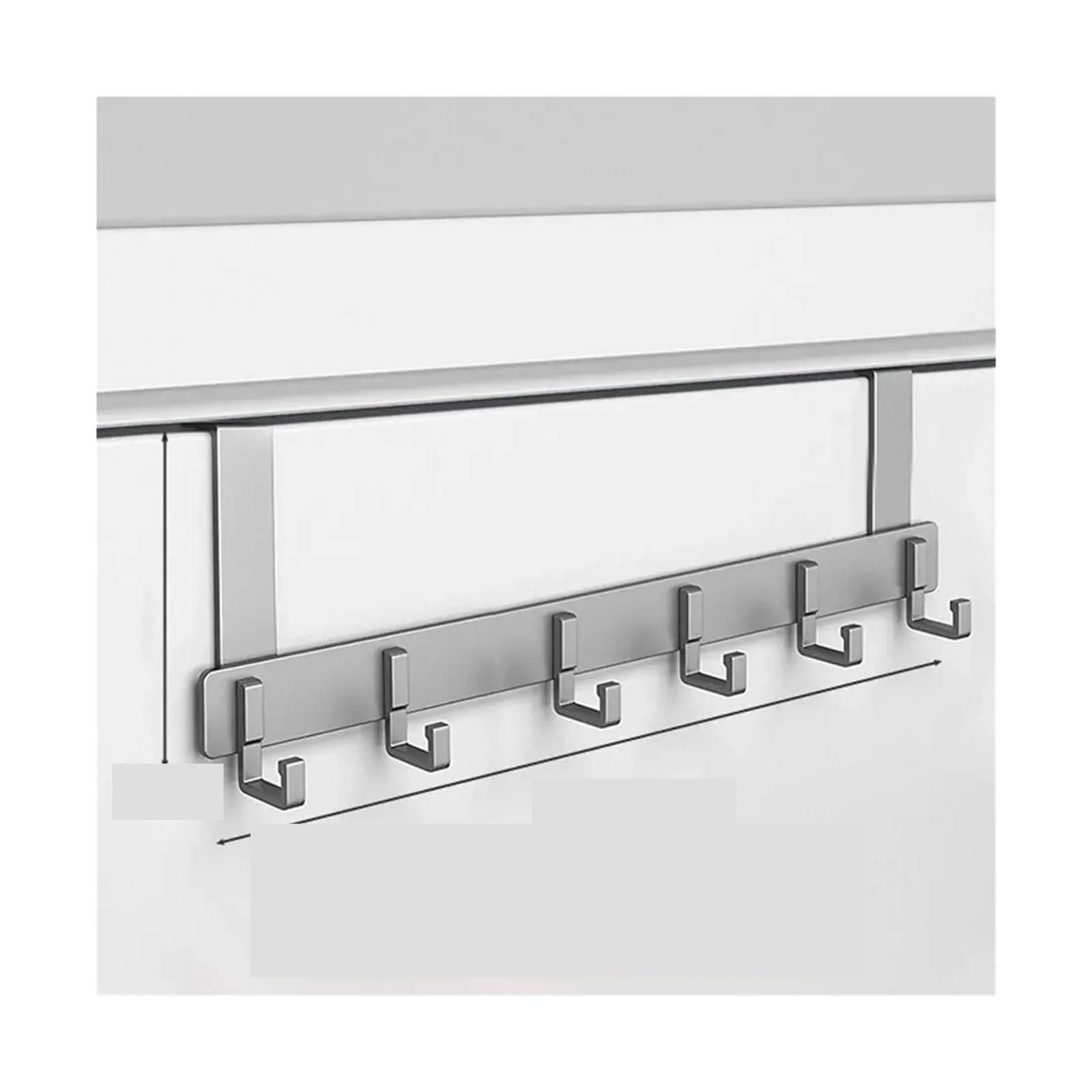 Vmdvbna Color5 Coat Hangers Hooks Over The Door Clothes Coat Hat Towel Hanger Home Bathroom Organizer Rack(Color5)