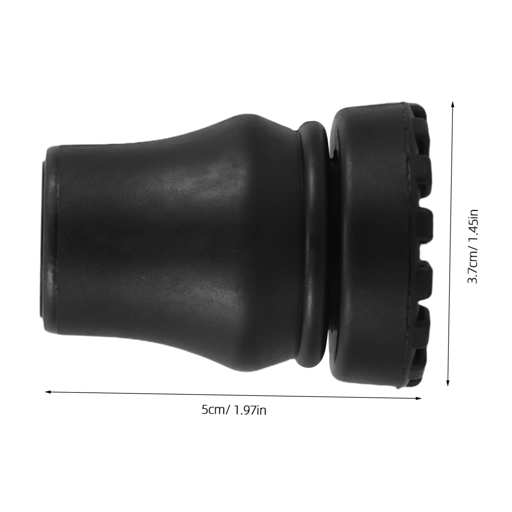 KOMBIUDA Cane Accessories for Seniors Anti-Slip Walking Stick Tips Stool Foot Protectors Rubber Tips Cane Grip Replacement Comfortable Fit