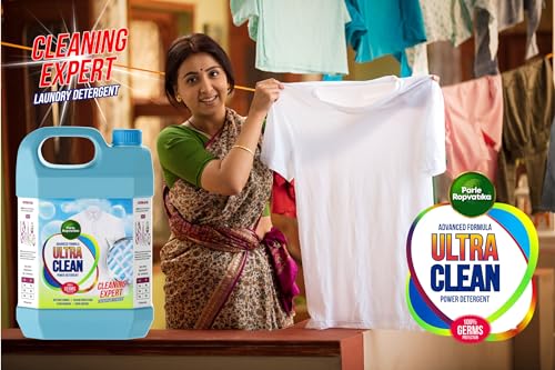 Image of Liquid Laundry Detergent 5 Liter Refill, Designed for Tough Stain Removal on Laundry in Washing Machines (1, Blue 5 Liter)