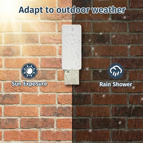 Image of Dog Poop Bag Dispenser Wall Mount with Magnetic Lid, Quick Pull & Easy Access, White Dog Poop Bag Holder for Outdoor Yard, Includes 4 Rolls (60 Bags)