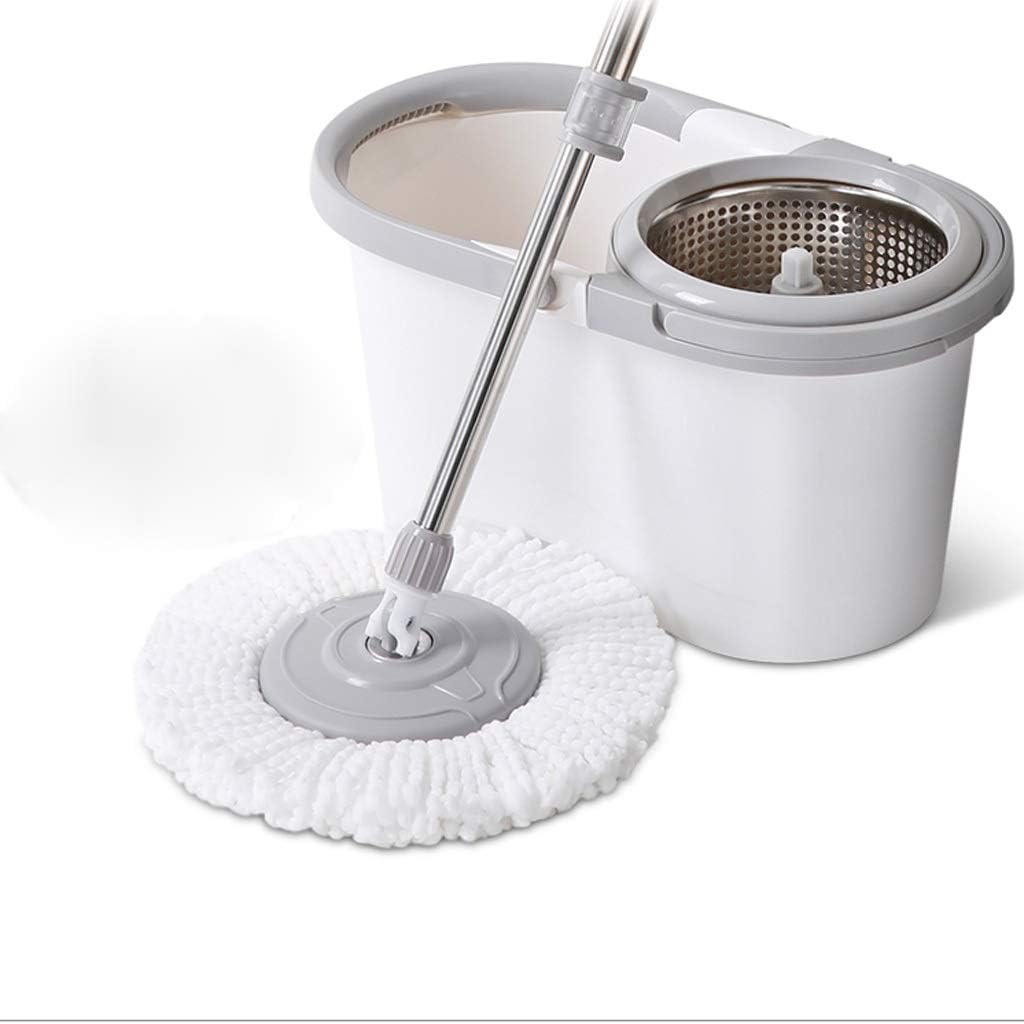 Spin Mop 360° Self Wringing Spinning Washable Microfiber Heads Easy to Use and Store