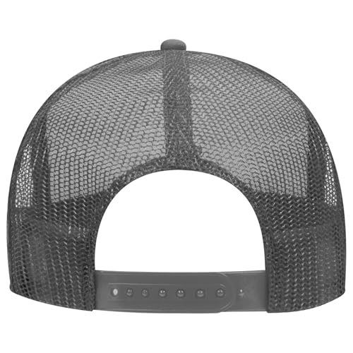 Image of OTTO Polyester Foam Front 5 Panel High Crown Mesh Back Trucker Hats in 97, Bulk, Wholesale