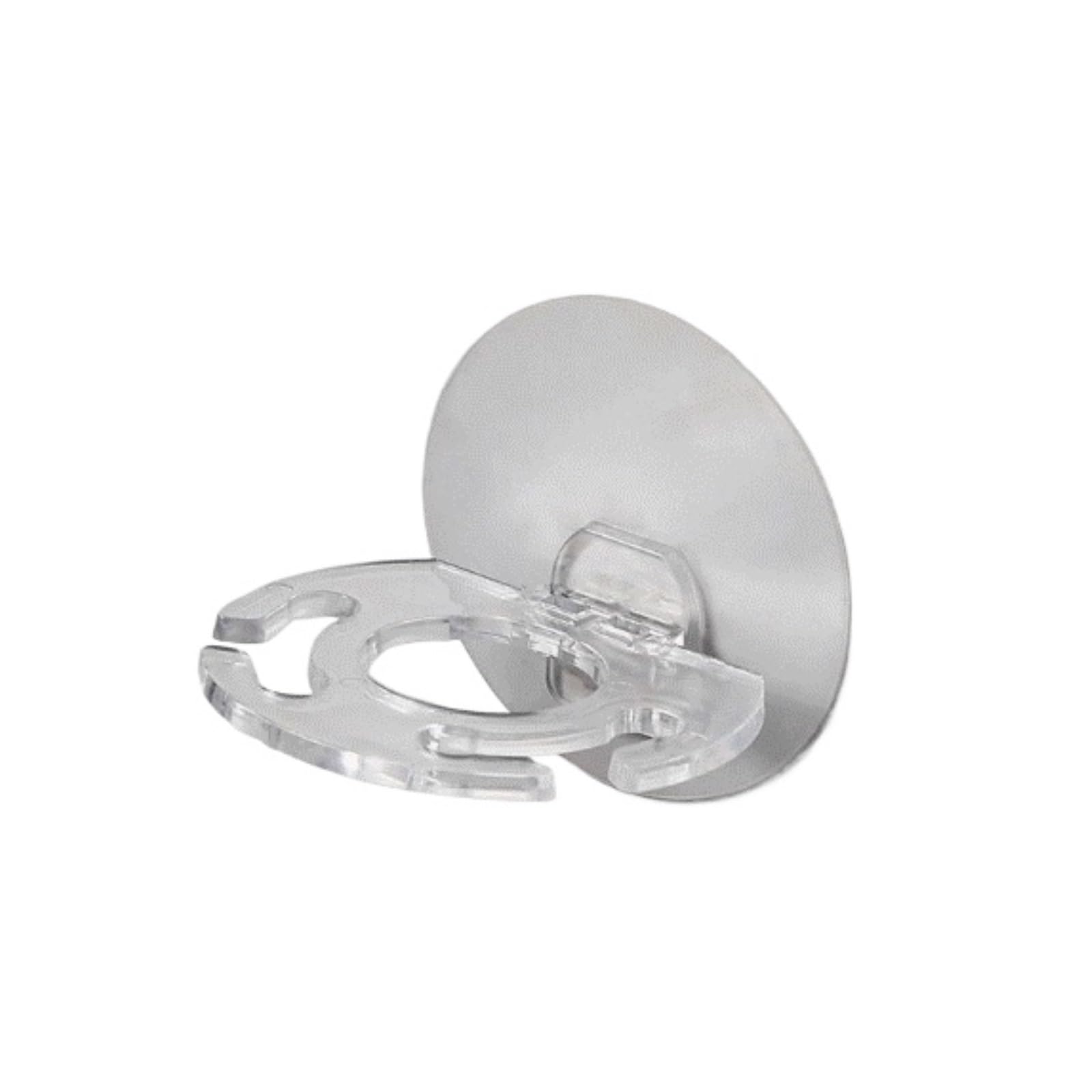 Portacepillos de Dientes para Familia Estante De Almacenamiento For Cepillos Dientes Montado En La Pared Sin Taladro, For Suministros Baño Cocinas(Transparent)