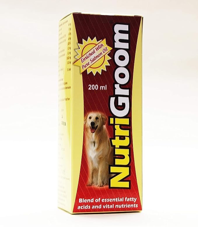 Buy AreionVet Nutrigroom Salmon Oil with Vitamin, Good for Dog Skin for