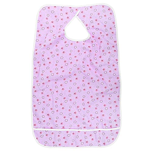 Baberos para Adultos, Delantal PVC Alto Babero Anciano Adulto Impermeable Babero Impermeable para Hombres Protector de Ayuda para Comedor Discapacitados (#4)
