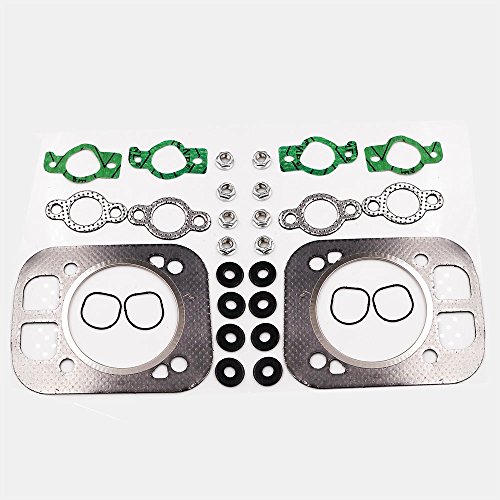 Image of 2 Pcs Head Gasket Kit Replacement for Kohler CV724 CV730 CH25 CH730 Replace 24 841 04-S, 24 041 37-S, 24 841 03-S, 24 841 04-S, 24 041 16, 24 041 32